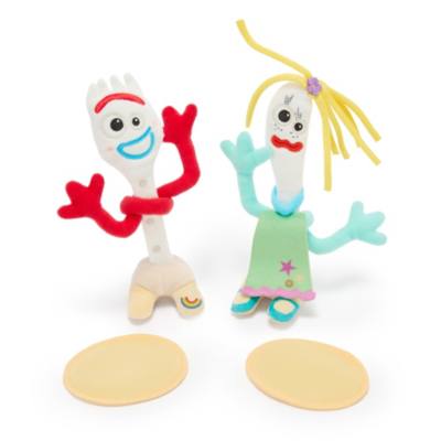 Forky and Karen Beverly Magnetic Shoulder Plush Set, Toy Story 5