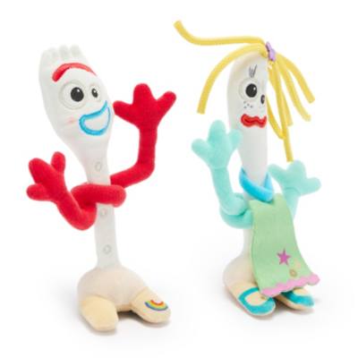 Forky and Karen Beverly Magnetic Shoulder Plush Set, Toy Story 5