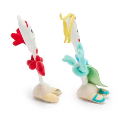 Forky and Karen Beverly Magnetic Shoulder Plush Set, Toy Story 5