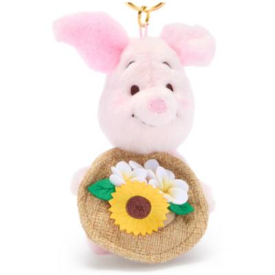 Piglet Mugiwara Plush Keychain, Winnie the Pooh