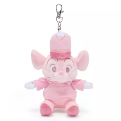Timothy Mouse Pink Plush Keychain, Dumbo