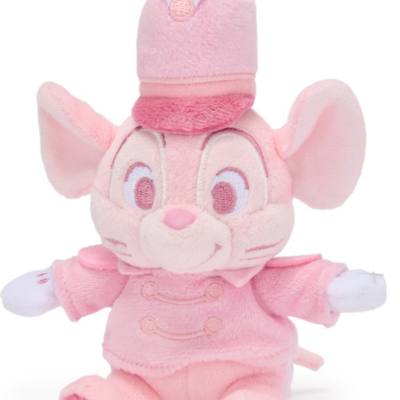 Timothy Mouse Pink Plush Keychain, Dumbo