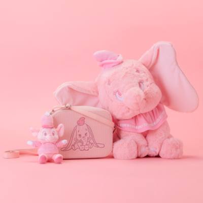 Timothy Mouse Pink Plush Keychain, Dumbo