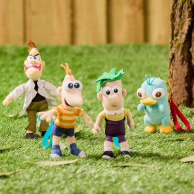Ferb Fletcher Plush Keychain, Phineas and Ferb