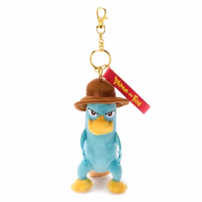 Perry as ''Agent P'' Plush Keychain, Phineas and Ferb