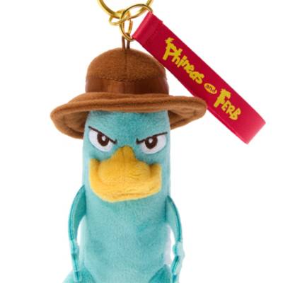 Perry as ''Agent P'' Plush Keychain, Phineas and Ferb