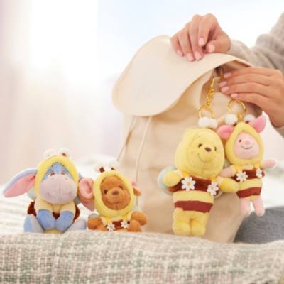 Piglet Plush Keychain, Honey Day