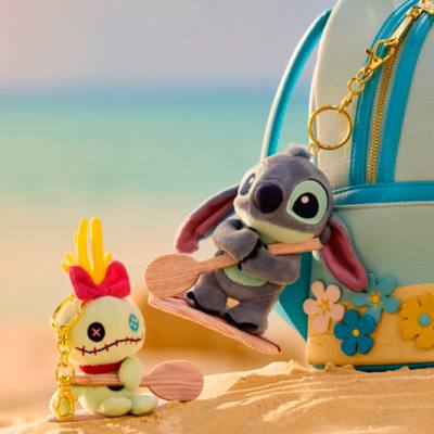 Scrump Plush Keychain, Stitch Day