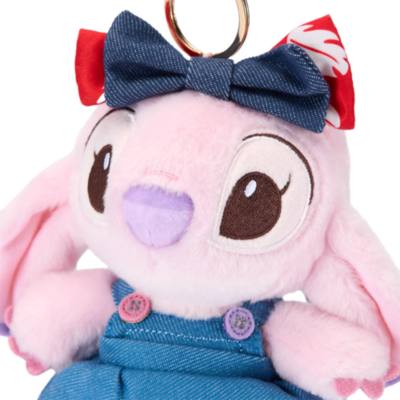 Angel Denim Plush Keychain, Lilo & Stitch