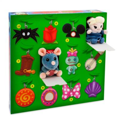 Disney Parks Wishables Plush Holiday Countdown Calendar