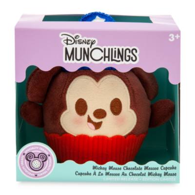 Sorcerer Mickey Chocolate Mousse Cupcake Disney Munchlings Plush, Specialty Treats