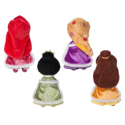 Disney Princess Holiday 4-Piece Plush Doll Set
