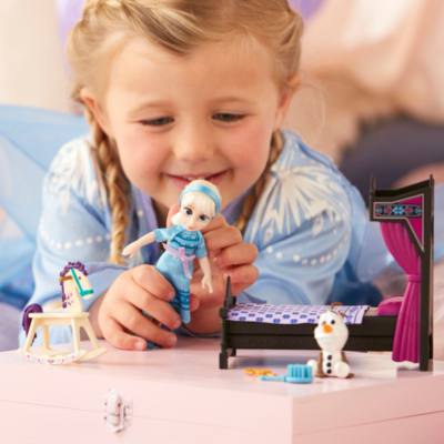 Elsa Disney&rsquo;s Once Upon a Story Mini Doll Playset, Frozen