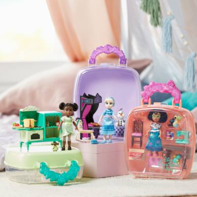 迪士尼 Once Upon a Story 系列《魔雪奇緣》愛莎迷你公仔玩具套裝