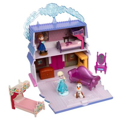 Anna and Elsa Arendelle Castle Disney Once Upon a Story Micro Playset, Frozen