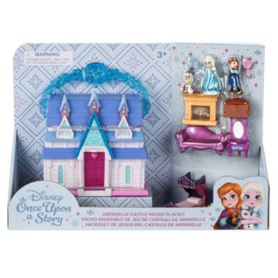 Anna and Elsa Arendelle Castle Disney Once Upon a Story Micro Playset, Frozen