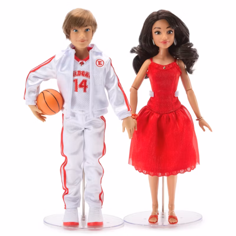 Troy Bolton and Gabriella Montez Limited Edition Collector Doll Set, High School Musical 20th Anniversary