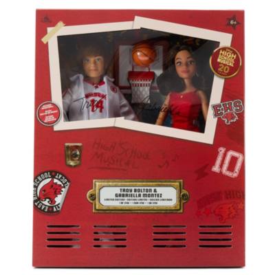 Troy Bolton and Gabriella Montez Limited Edition Collector Doll Set, High School Musical 20th Anniversary
