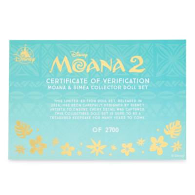 Moana and Simea Limited Edition Doll Set, Moana 2