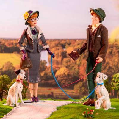 Roger and Anita Limited Edition Doll Set, 101 Dalmatians 65th Anniversary, D23: The Ultimate Disney Fan Event