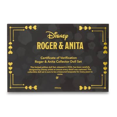 Roger and Anita Limited Edition Doll Set, 101 Dalmatians 65th Anniversary, D23: The Ultimate Disney Fan Event