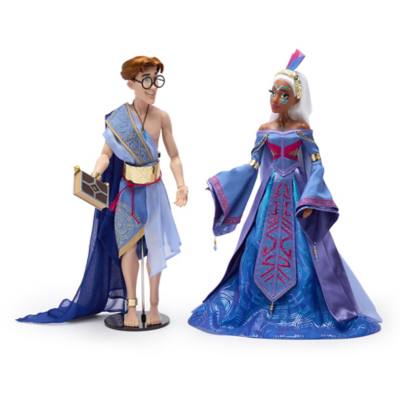 Milo Thatch and Princess Kida Limited Edition Doll Set, Atlantis: The Lost Empire 25th Anniversary, D23: The Ultimate Disney Fan Event