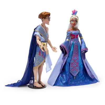 Milo Thatch and Princess Kida Limited Edition Doll Set, Atlantis: The Lost Empire 25th Anniversary, D23: The Ultimate Disney Fan Event