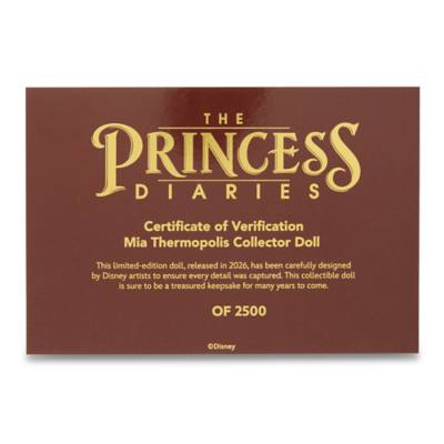 Mia Thermopolis Limited Edition Doll, The Princess Diaries 25th Anniversary