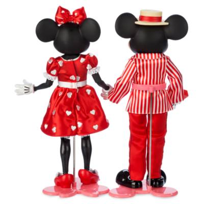 Mickey Mouse and Minnie Mouse Valentine's Day Limited Edition Doll Set