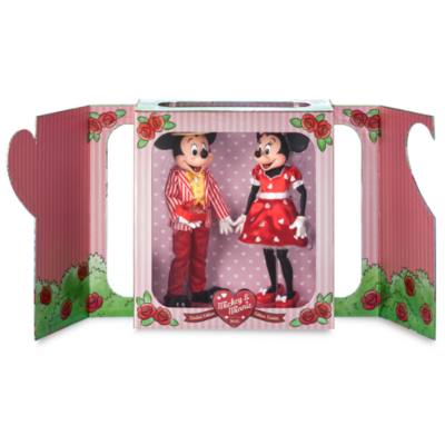 Mickey Mouse and Minnie Mouse Valentine's Day Limited Edition Doll Set