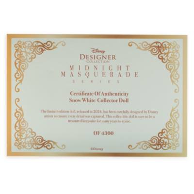 Snow White Limited Edition Doll, Disney Designer Collection Midnight Masquerade Series, Fashionably Late, D23: The Ultimate Disney Fan Event