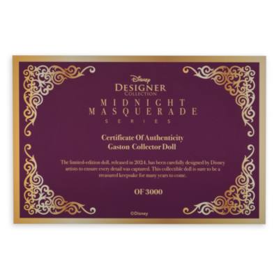 Gaston Limited Edition Doll, Beauty and the Beast, Disney Designer Collection Midnight Masquerade Series, Fashionably Late, D23: The Ultimate Disney Fan Event