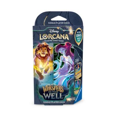 Disney Lorcana Trading Card Game by Ravensburger, Whispers in the Well, Starter Deck, Simba and Megara