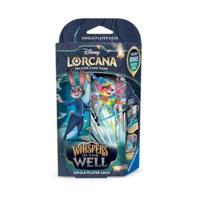 Disney Lorcana Trading Card Game by Ravensburger, Whispers in the Well, Starter Deck, Judy Hopps and Robin Hood