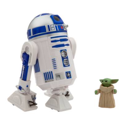 Luke Skywalker, R2-D2 and Grogu Talking Action Figure Set, Star Wars Power Force