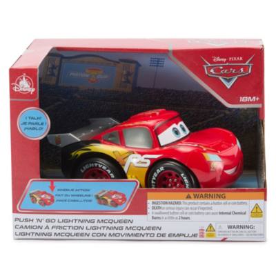 Lightning McQueen Push & Go Talking Car, Cars