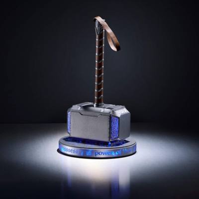 Thor Mj&ouml;lnir Hammer Vault with Lights and Sound Effects