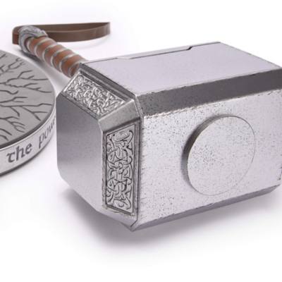 Thor Mj&ouml;lnir Hammer Vault with Lights and Sound Effects