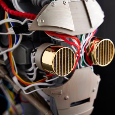 C-3PO Premium Electronic Head with Lights and Sounds, Galactic Archive Series, Star Wars