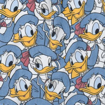 Donald & Daisy Duck Long Sleeve Denim Shirt for Adults