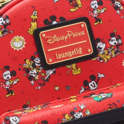 Loungefly Mickey, Minnie and Pluto Mini Backpack