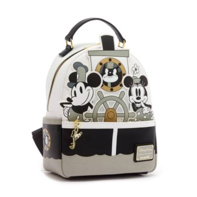 Mickey Mouse Steamboat Willie Loungefly Mini Backpack - Disney100