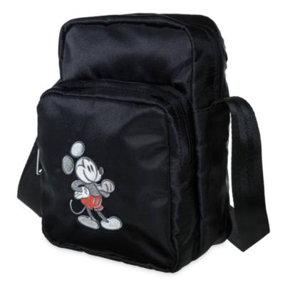 新品 BLACK MICKEY スタンドバッグ Black Mickey Mouse Genuine Mousewear Crossbody Bag