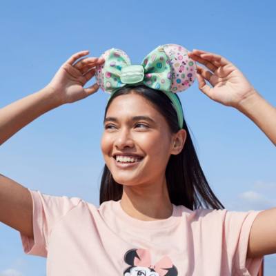 Loungefly Minnie Mouse Paris City Ears Headband for Adults