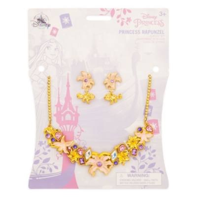 Rapunzel Costume Jewellery Set for Kids, Tangled