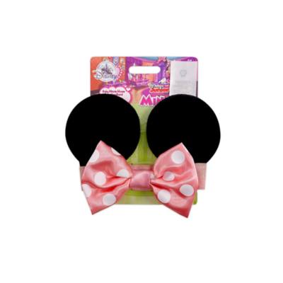 Minnie Mouse Pink Ears Headband with Bow for Baby