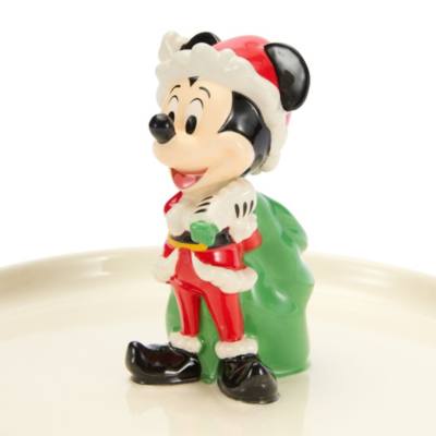 聖誕老人造型米奇餐用淺盤