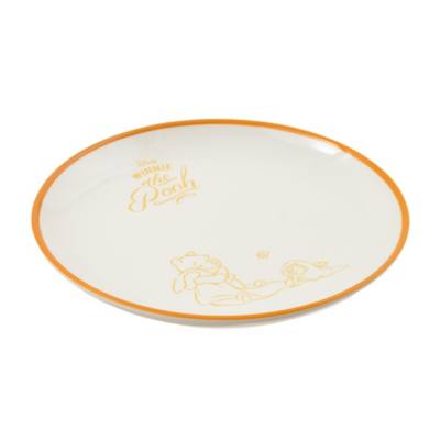 Winnie the Pooh and Piglet Plate, White Pooh