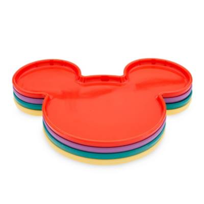 Mickey Mouse Icon Melamine Appetiser Plate Set