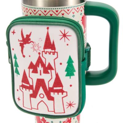 Santa Mickey Mouse Holiday Stainless Steel Travel Tumbler